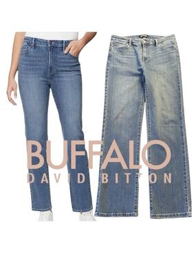 BUFFALO David Bitton Alyssa High-Rise Straight Leg Jeans (6x30)